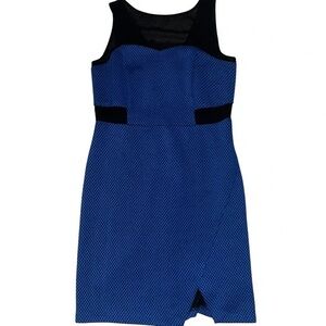 Kensie Blue and Black Mini Dress